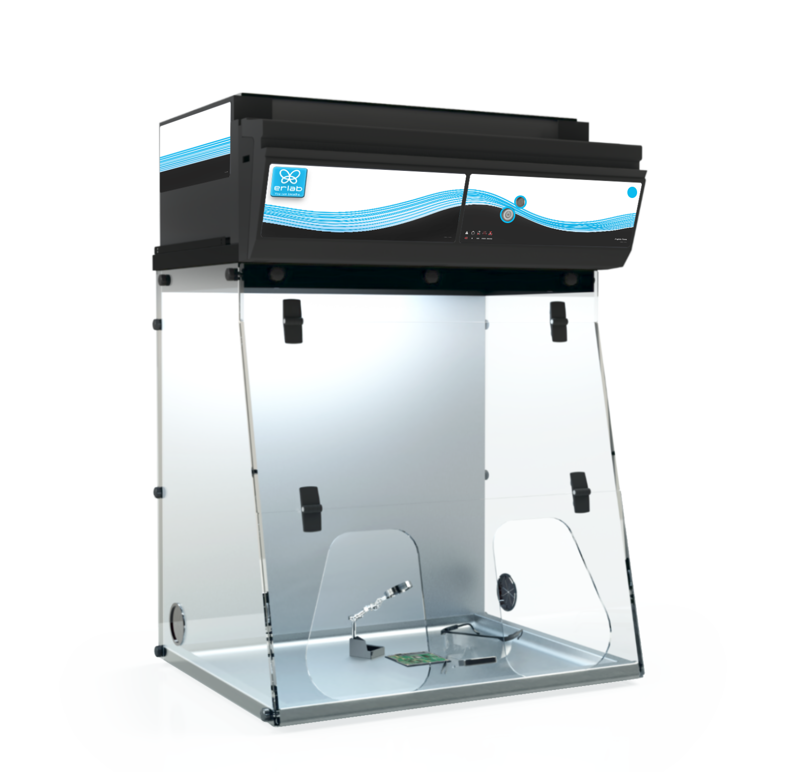 Captair Flow 321 Smart - Mobile Ductless Filtering Clean Air Enclosure