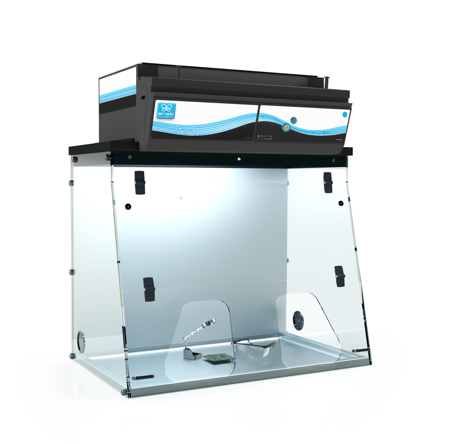 Captair Flow 391 Smart - Mobile Ductless Filtering Clean Air Enclosure