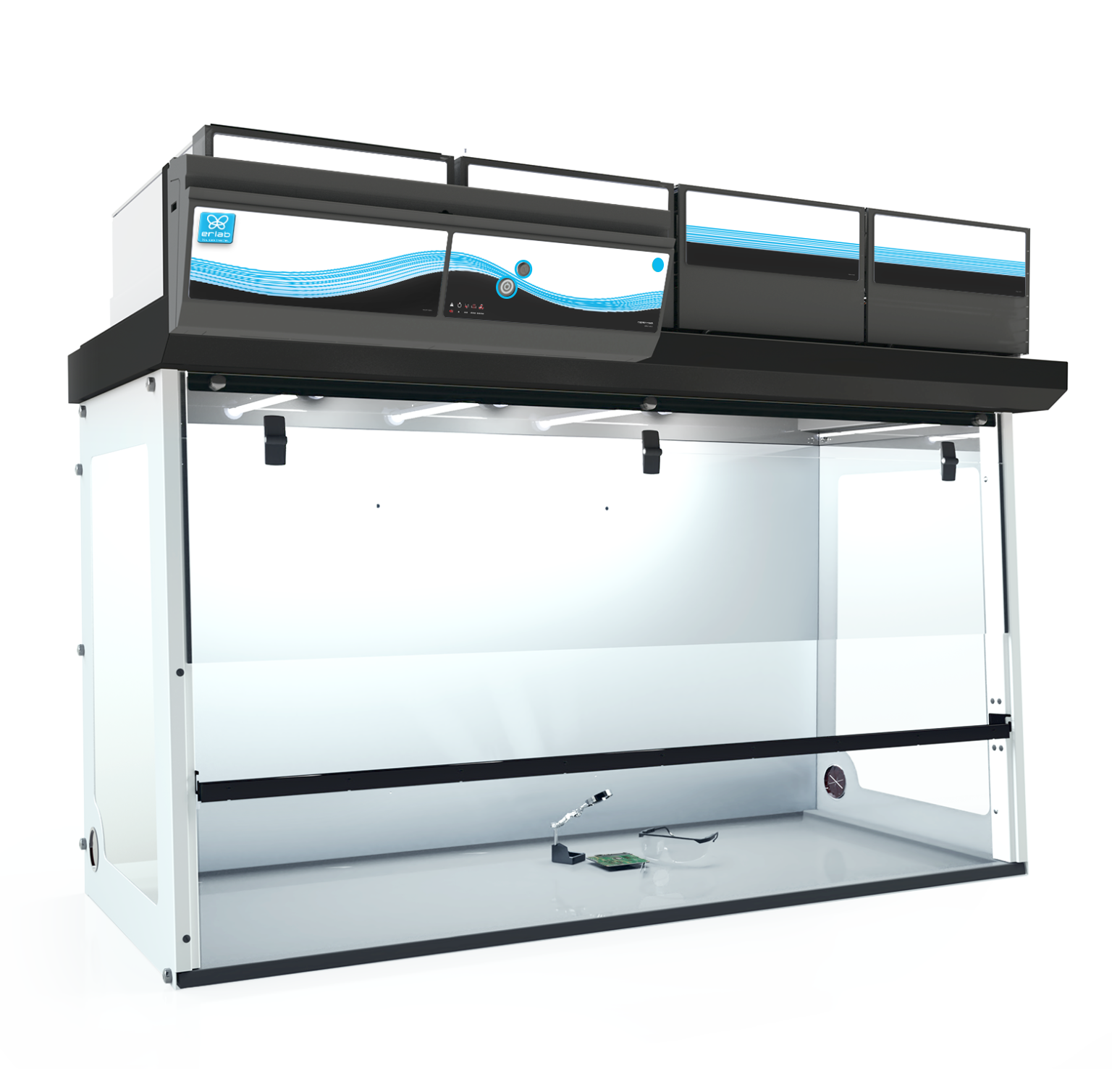 Captair Flow 714 Smart - Mobile Ductless Filtering Clean Air Enclosure