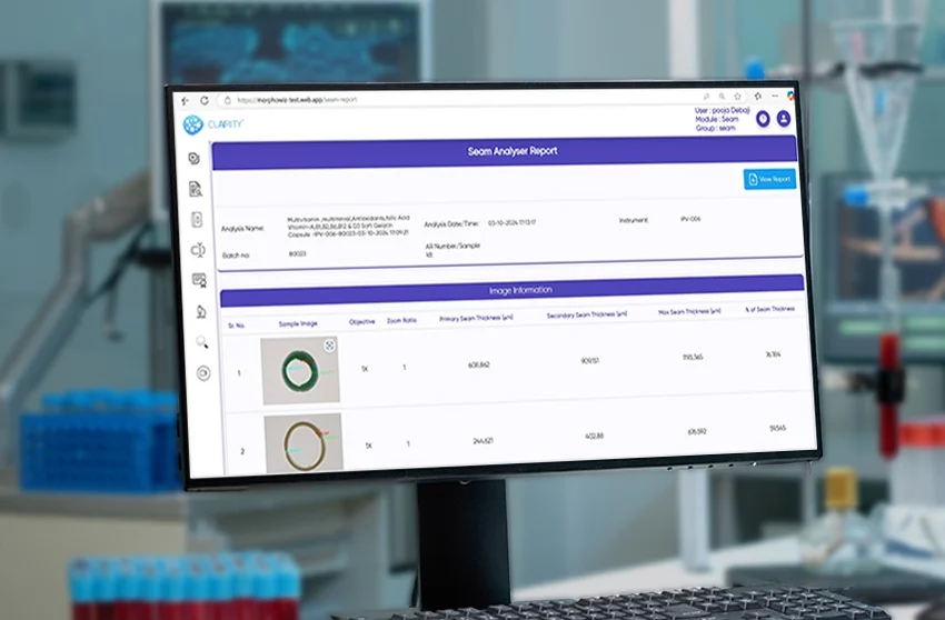 CLAIRITY™ Seam Analyzer