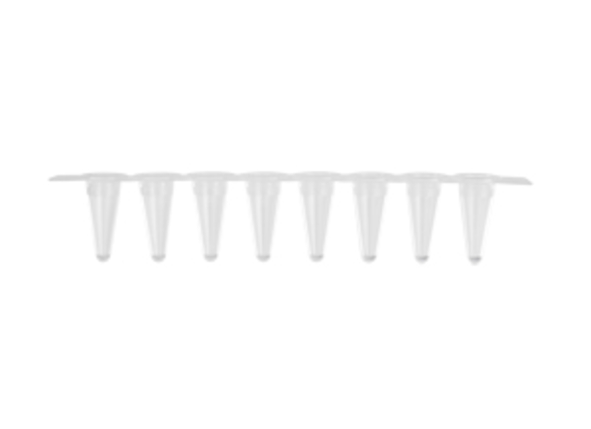 Axygen® PCR-0108-LP-RT-C 0.1 mL Low-Profile 8-Strip Real-Time PCR Tubes, Clear, Non-Sterile